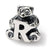 Sterling Silver Kids Letter R Bead Charm hide-image