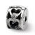 Sterling Silver Kids Heart Clip Bead Charm hide-image