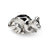 Kids Mouse Charm Bead in Sterling Silver