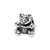 Kids Bear Charm Bead in Sterling Silver