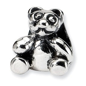 Sterling Silver Kids Bear Bead Charm hide-image