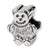 Sterling Silver Kids Bear Bead Charm hide-image