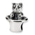 Sterling Silver Kids Bear in Hat Bead Charm hide-image