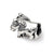 Kids Horse Charm Bead in Sterling Silver