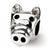 Sterling Silver Kids Pig Bead Charm hide-image