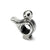 Kids Bird Charm Bead in Sterling Silver