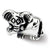 Sterling Silver Kids Elephant Bead Charm hide-image