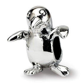 Sterling Silver Kids Bird Bead Charm hide-image