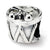 Sterling Silver Kids Drum Bead Charm hide-image