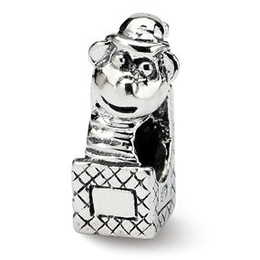 Sterling Silver Kids Jack in the Box Bead Charm hide-image