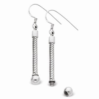 Sterling Silver Reflections Long Earring, Jewelry Earrings