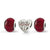 Sterling Silver Red Hot Mom Boxed Bead Set Charm hide-image