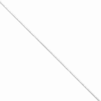 Sterling Silver Diamond-Cut Flat Snake Chain