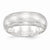 Sterling Silver 8mm Satin Finish Wedding Band