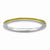 Sterling Silver Yellow Enameled 1.5mm Ring