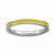 Sterling Silver Yellow Enameled 2.25mm Ring