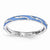 Sterling Silver Blue Enamel Ring