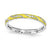 Sterling Silver Yellow Enamel Ring