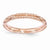 18k Rose Gold Plated Sterling Silver Patterned Ring