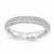 Sterling Silver Rhodium-plated Patterned Ring