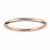 18k Rose Gold Sterling Silver Polished Ring