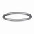 Sterling Silver Rhodium Satin Ring