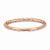 18k Rose Gold Plated Sterling SilverTwisted Ring