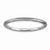 Sterling Silver Rhodium Step-down Ring