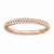 18k Rose Gold Plated Sterling SilverTwisted Ring