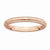 18k Rose Gold Plated Sterling SilverTextured Ring