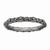 Sterling Silver Black-plated Cable Ring