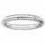 Sterling Silver Rhodium Rice Ring