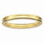 Gold Plated Sterling Silver Grooved Ring