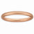 18k Rose Gold Plated Sterling SilverSatin Ring