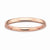 18k Rose Gold Sterling Silver Polished Ring