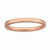 18k Rose Gold Plated Sterling SilverSatin Ring