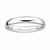 Sterling Silver Rhodium Polished Ring