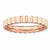 18k Rose Gold Plated Sterling SilverRing, Size 9, Jewelry Ring