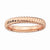 18k Rose Gold Plated Sterling SilverRing, Size 5, Jewelry Ring