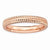 18k Rose Gold Plated Sterling SilverRing, Size 8, Jewelry Ring