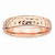 18k Rose Gold Plated Sterling SilverRing, Size 9, Jewelry Ring