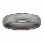 Sterling Silver w/Rhodium Satin Ring