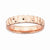 18k Rose Gold Plated Sterling SilverRing, Size 8, Jewelry Ring