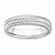 Sterling Silver Rhodium Ring