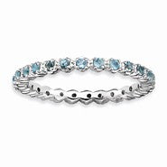 Sterling Silver Blue Topaz Ring