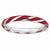 Sterling Silver Twisted Red Enameled Ring