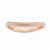 18K Rose Gold Plated Sterling Silver Polished Wave Ring