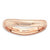 18K Rose Gold Plated Sterling Silver Polished Wave Ring