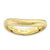 Gold Plated Sterling Silver Polished  Wave Ring