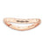 18K Rose Gold Plated Sterling Silver Polished Wave Ring